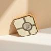 Yellow frame, white lampshade, peony flower pendant lamp details Picture